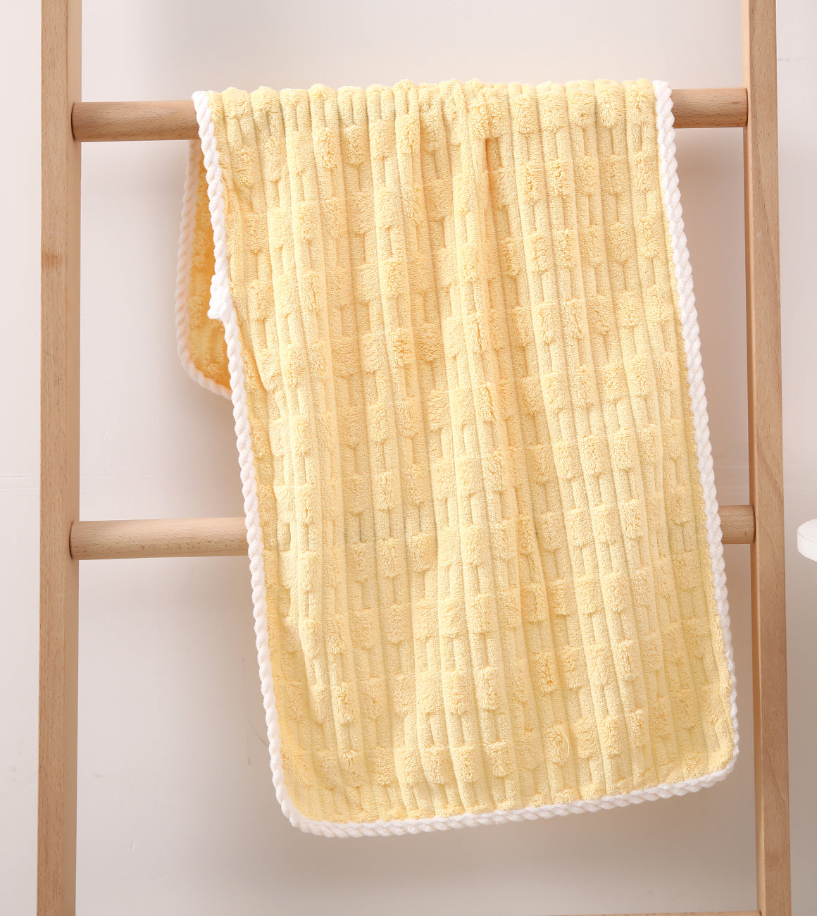 Velory Grid-Textured Microfiber Bath Towel studio product photo