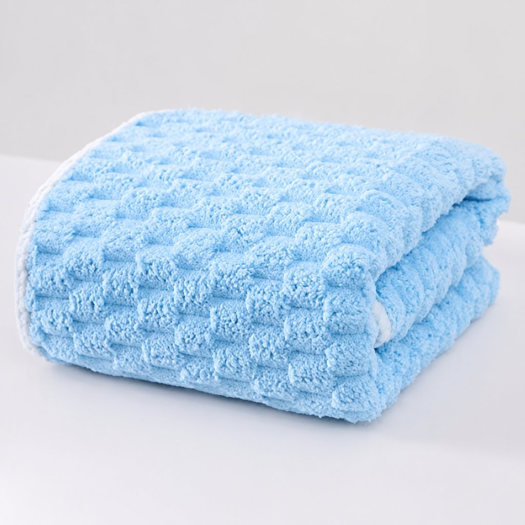 Velory Band-Textured Microfiber Bath Towel additional product photo