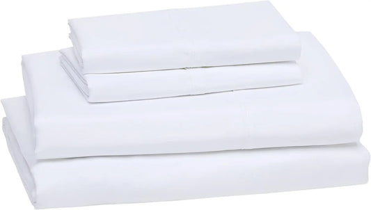 Velory 400TC Polyester Flat Sheet Set studio product photo