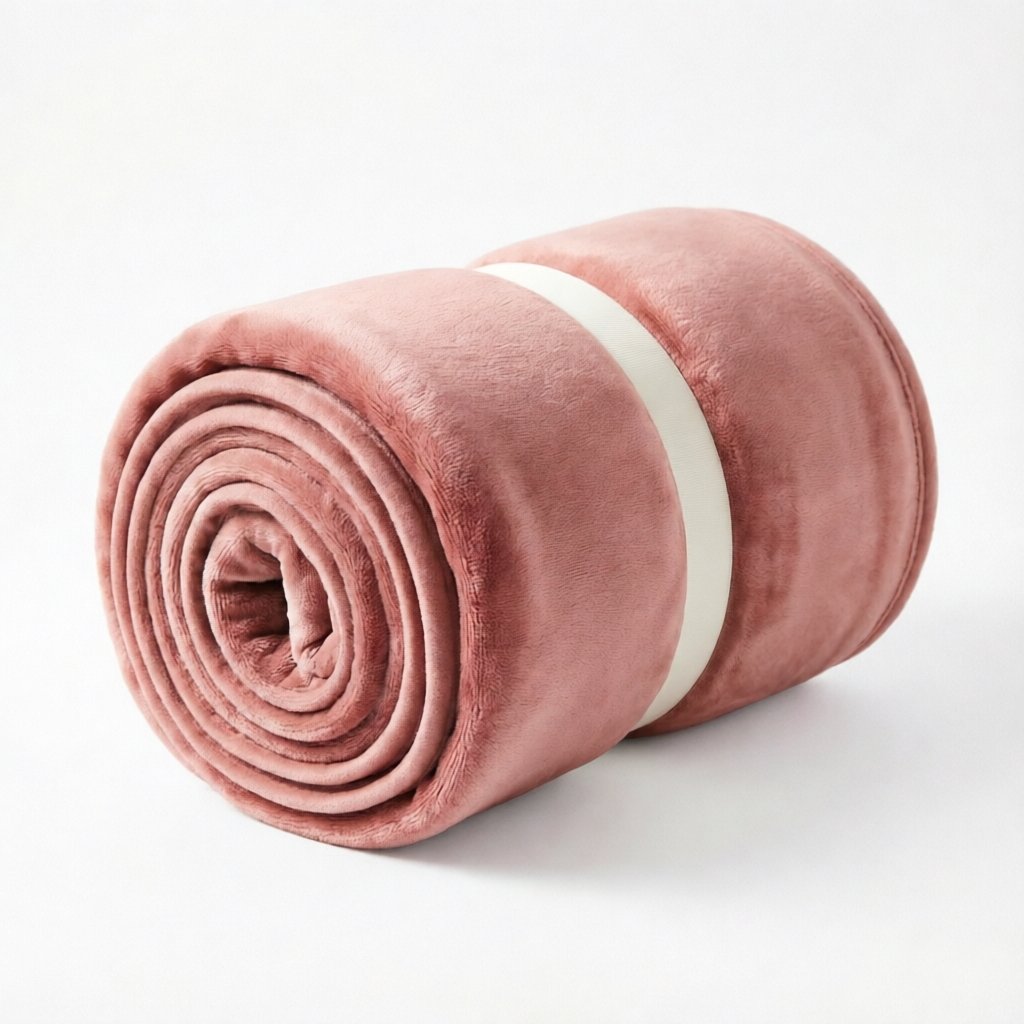 Velory Coral Fleece Polyester Blanket studio product photo