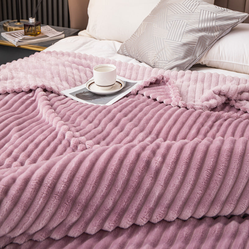 Velory Ribbed Polyester Blanket studio product photo