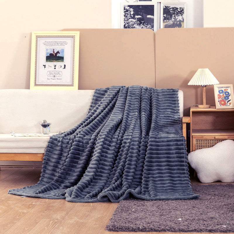Velory Ribbed Polyester Blanket additional product photo
