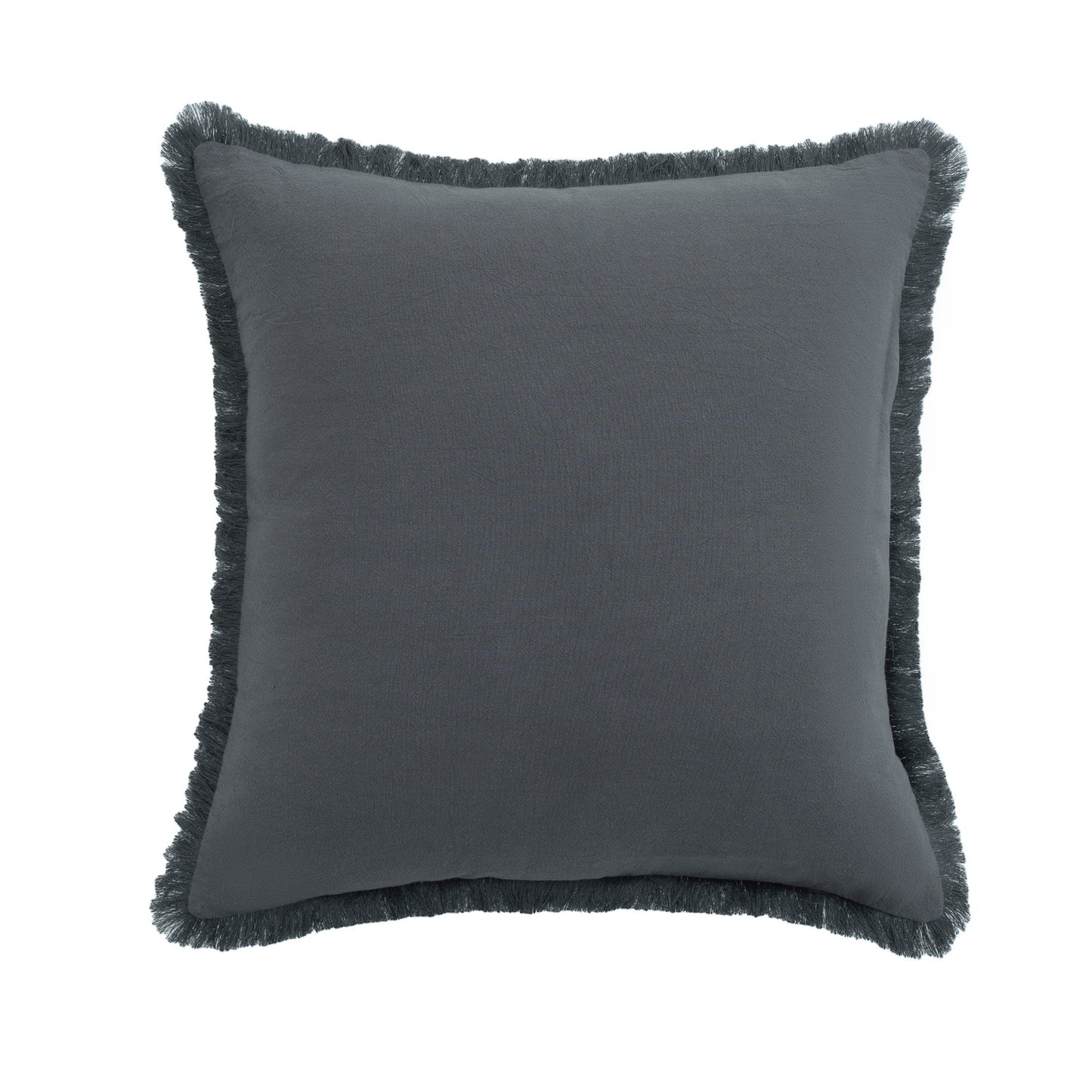 Velory Fringed Cotton Pillow Cover additional product photo