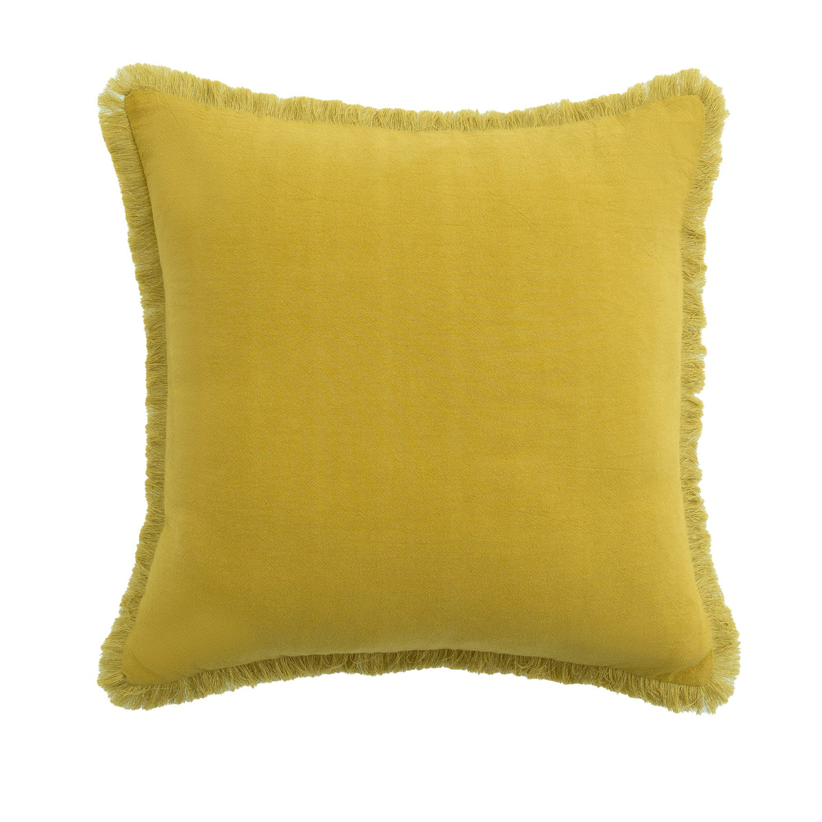 Velory Fringed Cotton Pillow Cover additional product photo