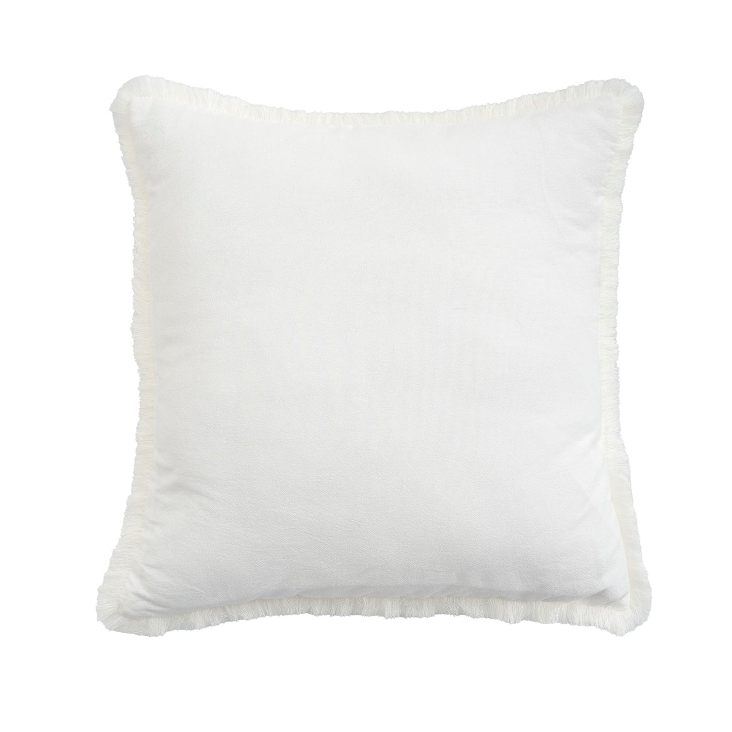 Velory Fringed Cotton Pillow Cover additional product photo